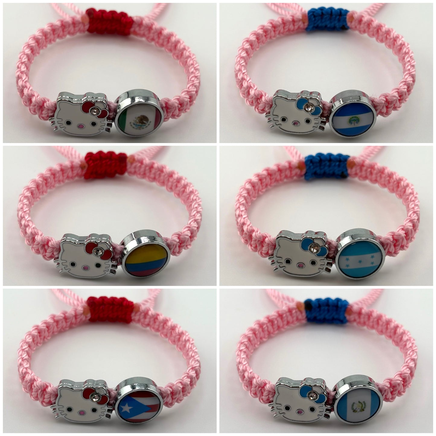 Hello Kitty Latina Flag Bracelet(Adjustable)