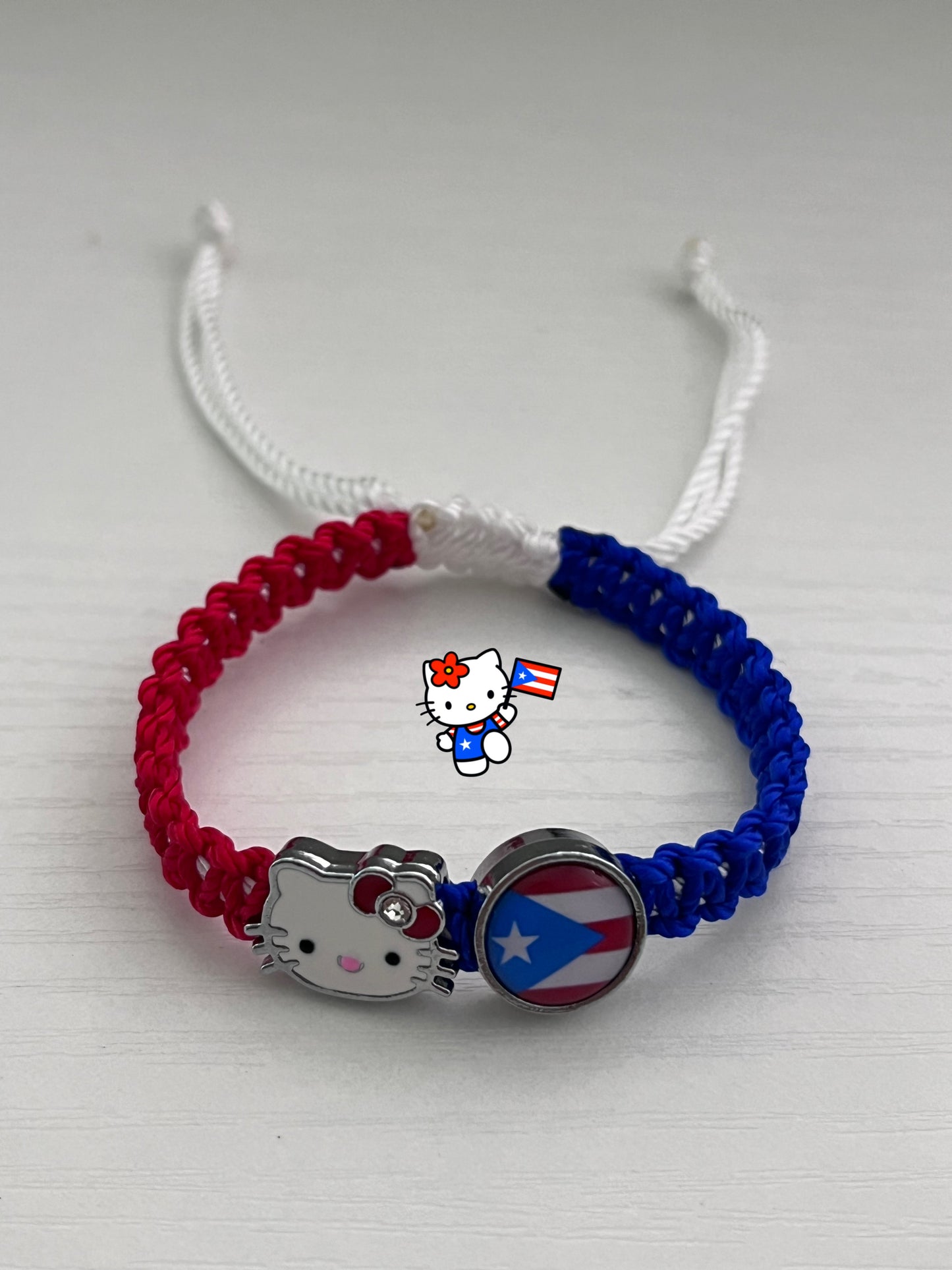 Hello Kitty Flags Bracelet (Adjustable)