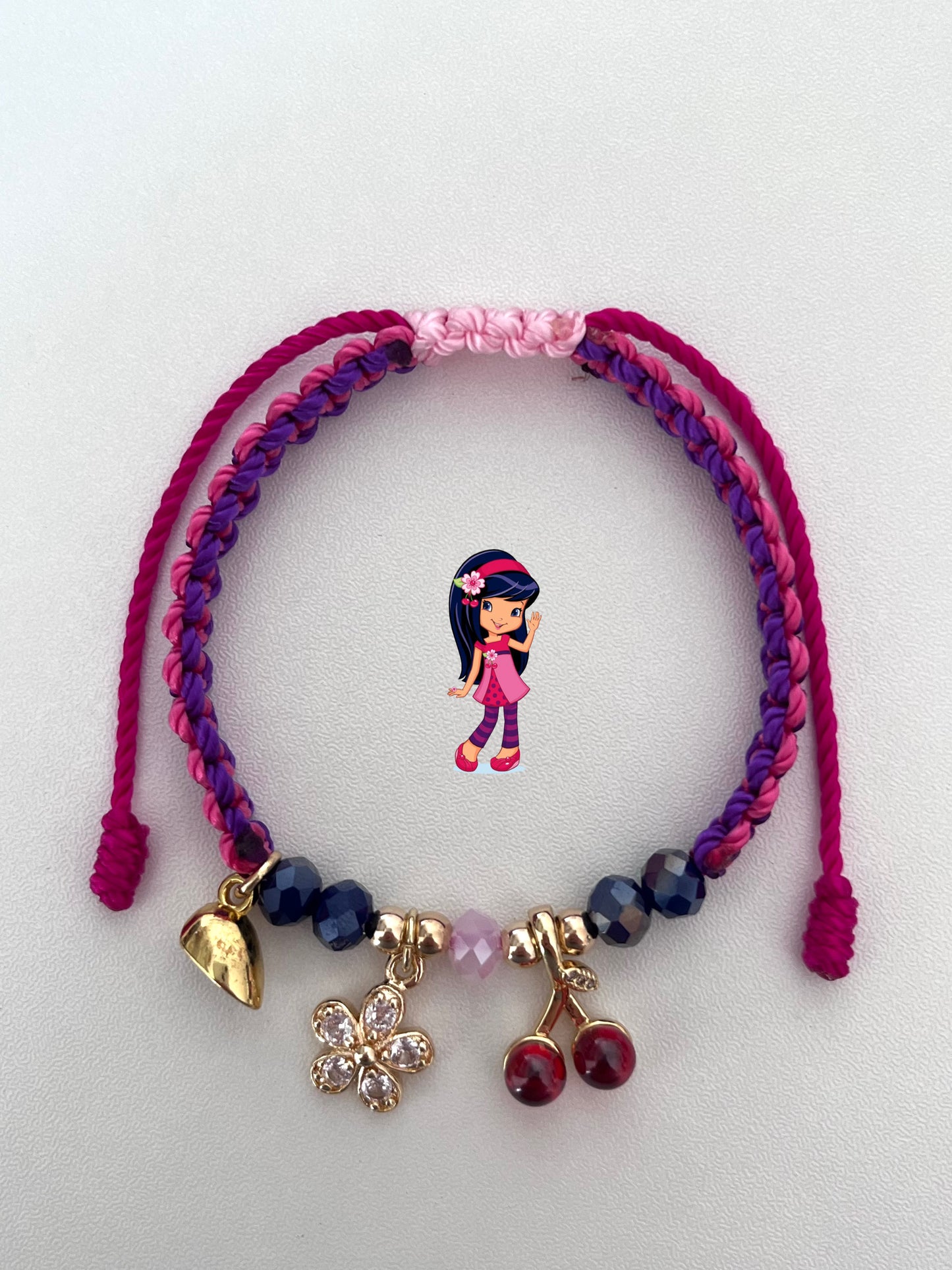 Strawberry Shortcake & Cherry Jam Bracelet (Adjustable)