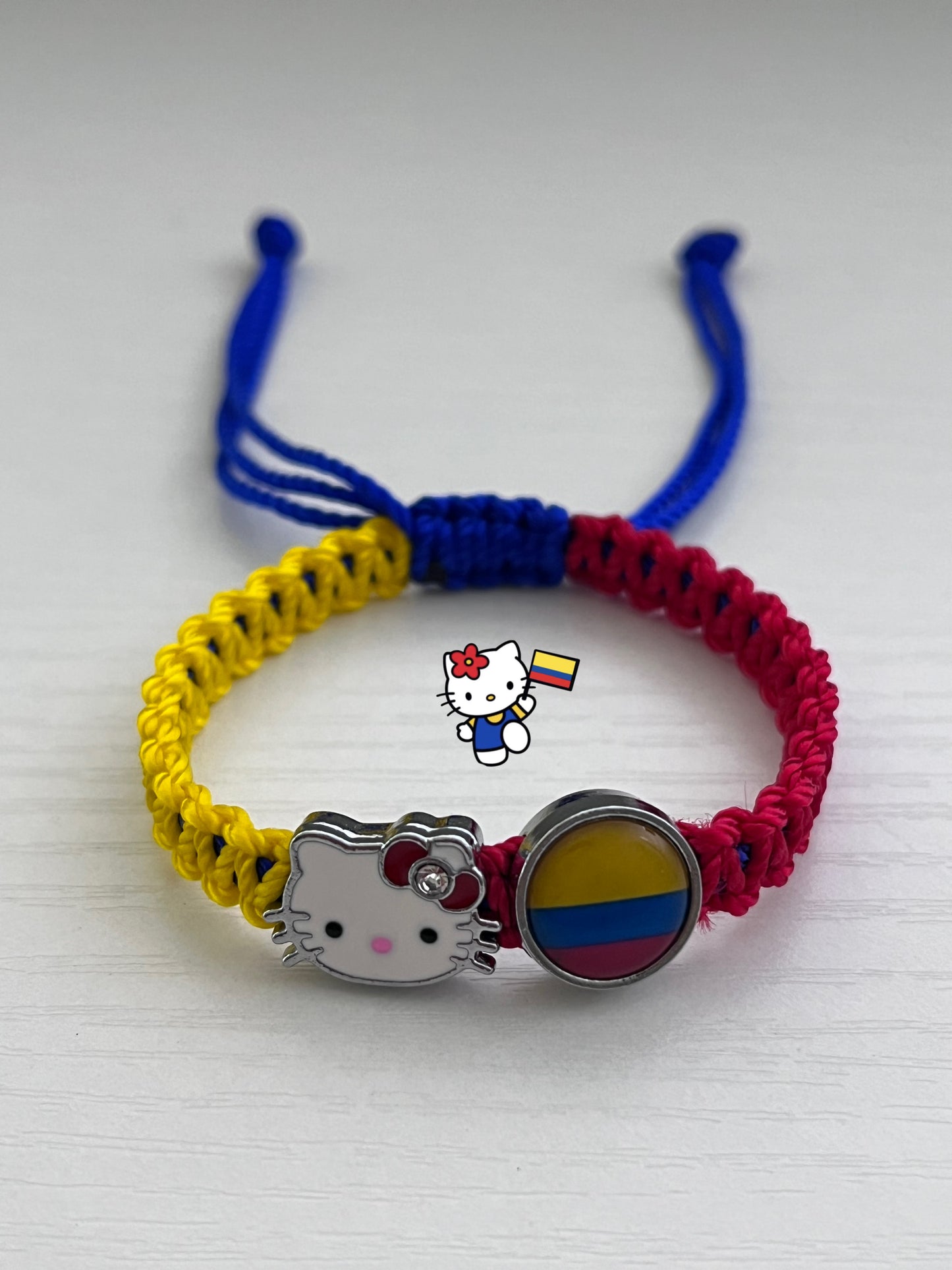 Hello Kitty Flags Bracelet (Adjustable)