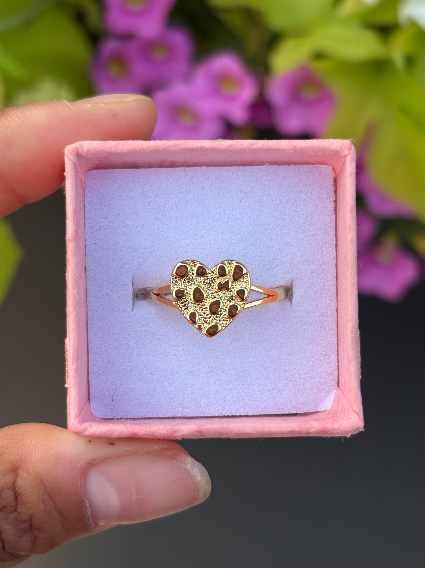 Heart Nugget Ring